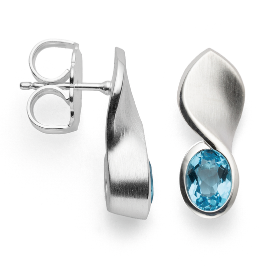 Ear Studs Silver Sea Collection