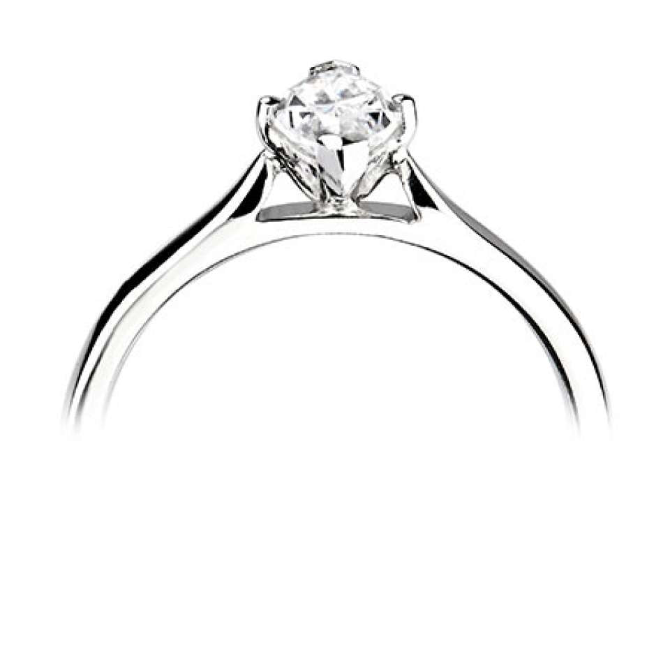 A CLASSIC MARQUISE SOLITAIRE WITH PLAIN SHOULDERS.