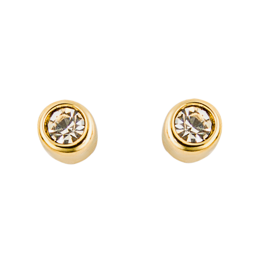 Gold Plated Small Stud Earrings