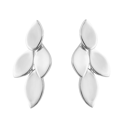 Plain Polished Petals Earrings