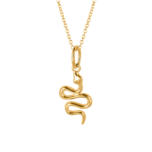 Gold Plated Snake Necklace