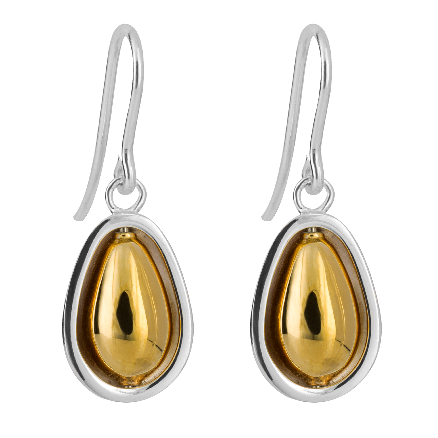 Tactile gold Plated spinning Earrings